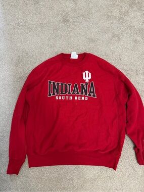 Champion Red Indiana South Bend Crewneck
